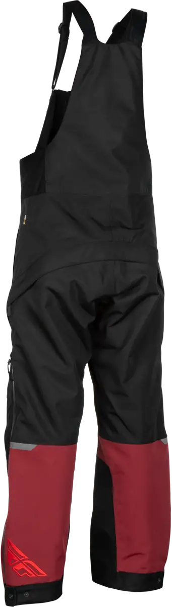 Women's Carbon Bibs Merlot/Red Sm - FLY RACING