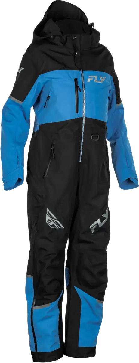 Blue and black snowsuit Women’s Cobalt Shell Monosuit for powersports and outdoor fun