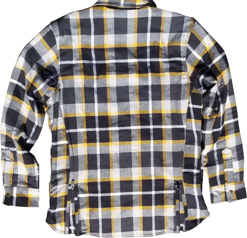 Women's Covert Flannel White/Yellow 2x 