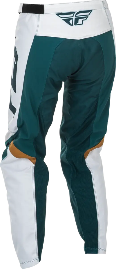 Women's F 16 Pants Teal/White/Gold Sz 13/14 - FLY RACING