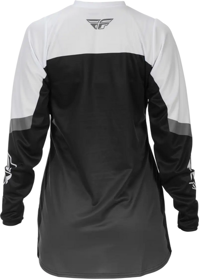 Women's F 16 Jersey Grey/Black/White Sm - FLY RACING