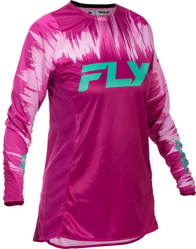 Women's Lite Jersey Pink/Turquoise 2x - FLY RACING