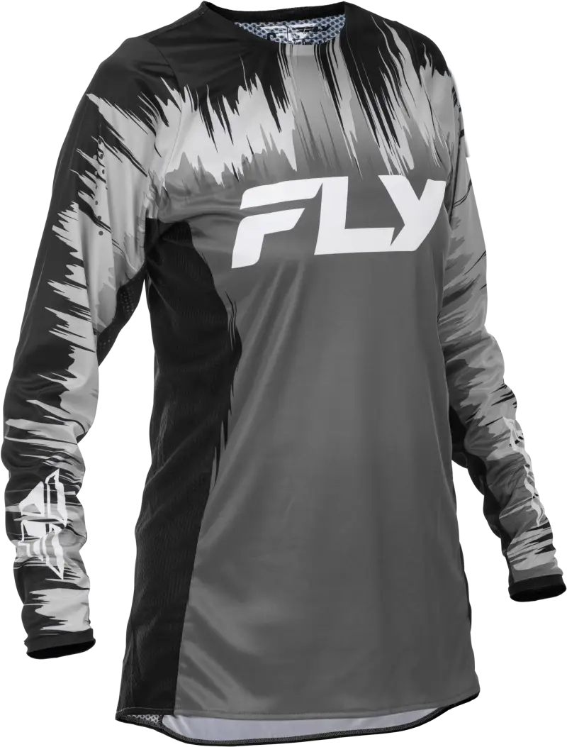 Women's Lite Jersey Black/Grey/White 2x - FLY RACING