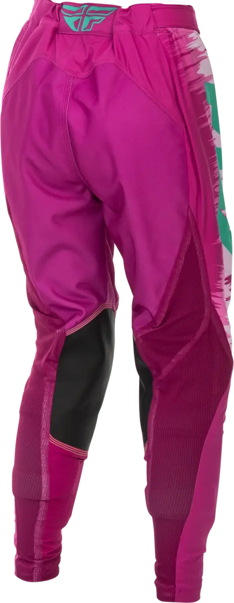 Women's Lite Pants Pink/Turquoise Sz 03/04 - FLY RACING
