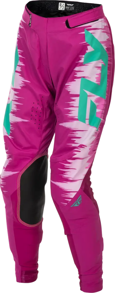 Women's Lite Pants Pink/Turquoise Sz 09/10 - FLY RACING