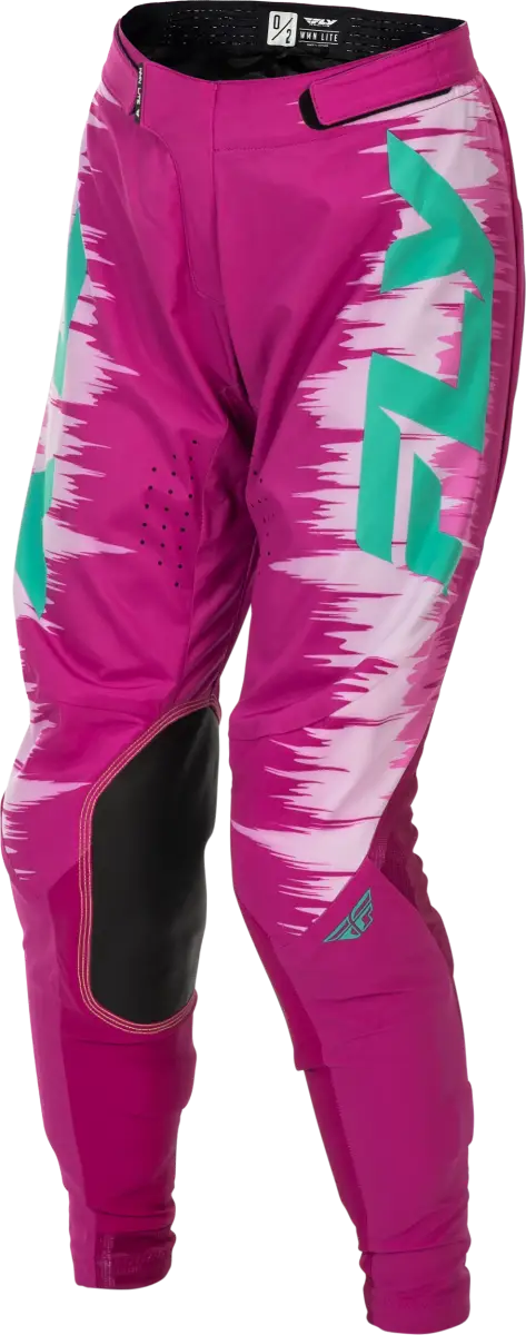 Women's Lite Pants Pink/Turquoise Sz 09/10 - FLY RACING