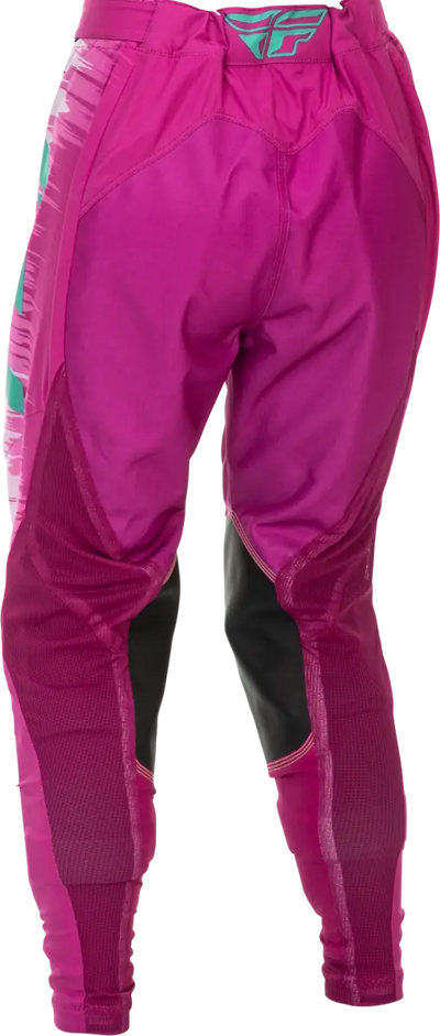 Women's Lite Pants Pink/Turquoise Sz 05/06 - FLY RACING