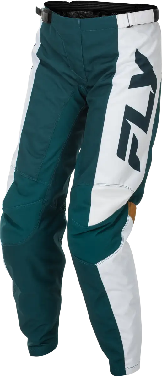 Women's F 16 Pants Teal/White/Gold Sz 00/02 - FLY RACING