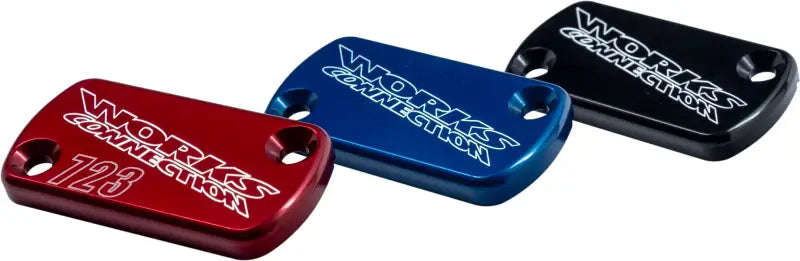 WORKS Billet Front Brake Cover Red for Powersports