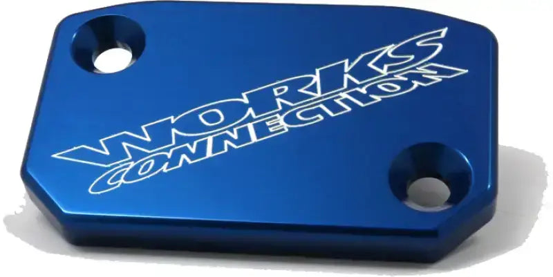 WORKS Front Brake Cover (Blue) for Powersports
