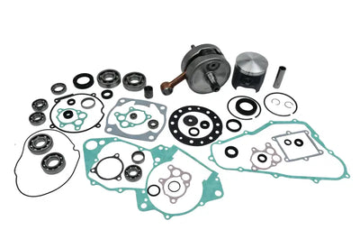 Motorcycle engine rebuild kit with crankshaft piston bearings gaskets for hot rods