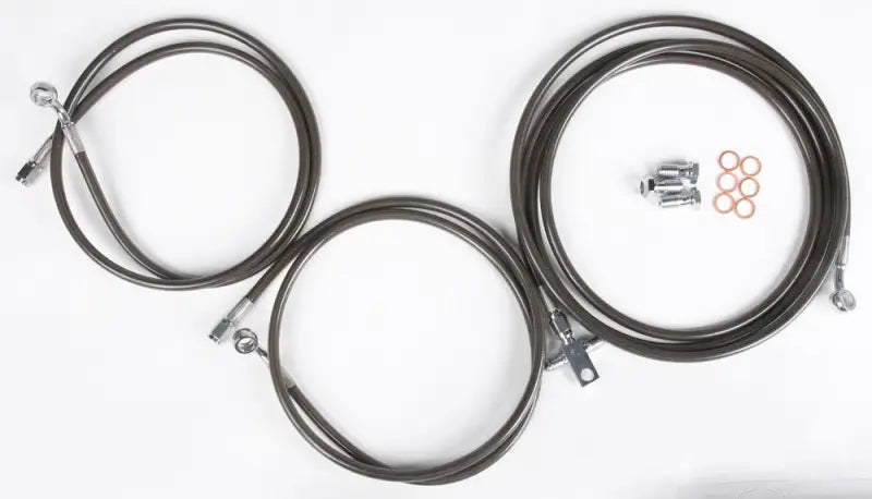 X3XRS-R-4-SMOKE Brakeline Rear Smoke + 4 Can Am - Brake Line Kit