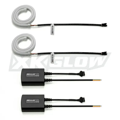 XK Glow 36inch - 2pc Sequential Switchback LED Strip Kit DRL Turnsignal for Headlights - Lights