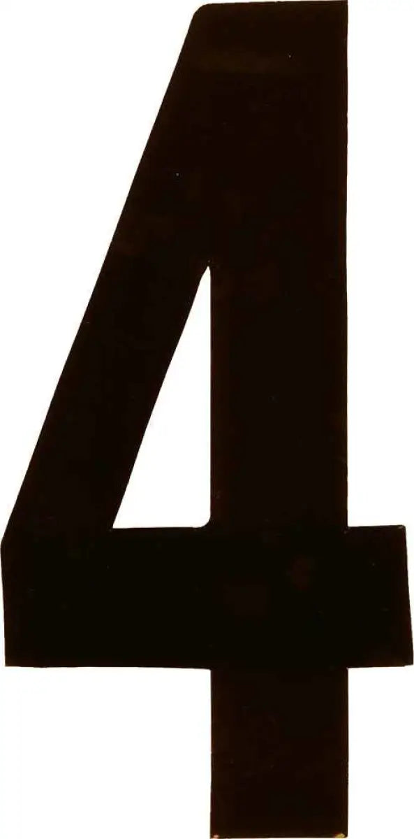 XT73W-4 #4 7" White Extreme Digits 3/Pk