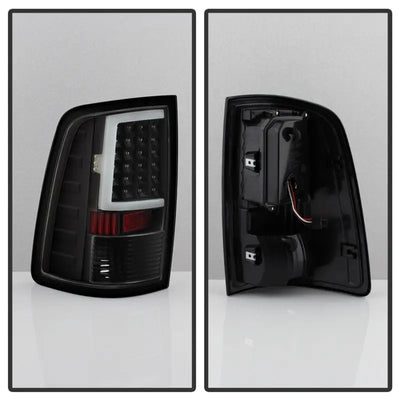Black LED taillight assembly for xTune 09-18 Dodge Ram 1500 Incandescent Model