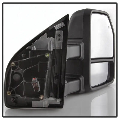 xTune 15-17 Ford F-150 Heated LED Telescoping Pwr Mirrors - Smk (Pair) (MIR-FF15015S-G4-PWH-SM-SET) 