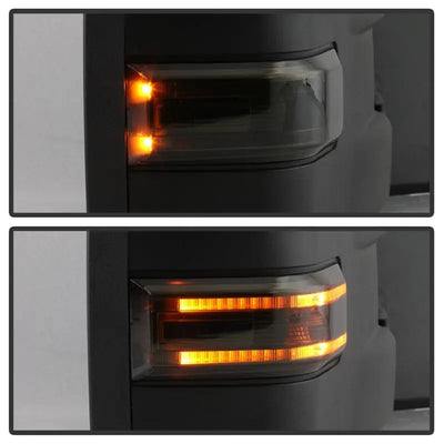 xTune 15-17 Ford F-150 Heated LED Telescoping Pwr Mirrors - Smk (Pair) (MIR-FF15015S-G4-PWH-SM-SET) 