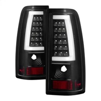 xTune Chevy Silverado 1500/2500/3500 99-02 / Version 3 Tail Lights Black ALT-ON-CS99V3-LBLED-BK - Truck & Automotive