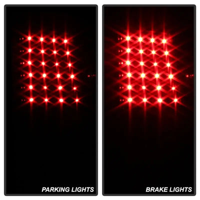 Xtune Toyota Tundra 07-13 LED Tail Lights Black ALT-ON-TTU07-LED-BK - Truck & Automotive