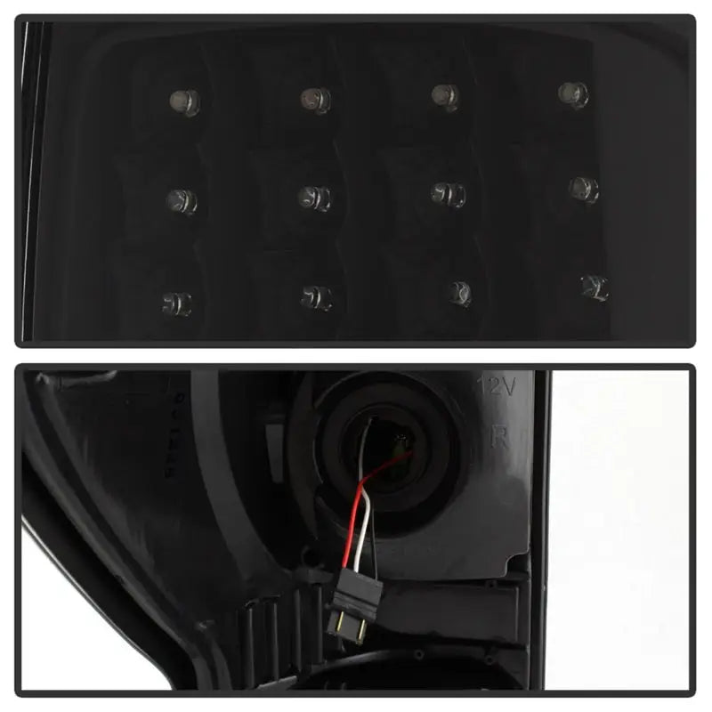Xtune Toyota Tundra 07-13 LED Tail Lights Black ALT-ON-TTU07-LED-BK - Truck & Automotive