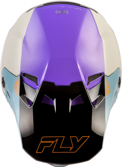 Youth Formula Cc Glide Helmet Purple/Stone/Black Yl - FLY RACING