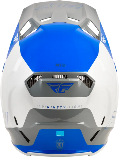 Youth Formula Cc Glide Helmet Blue/Light Grey/Grey Yl - FLY RACING