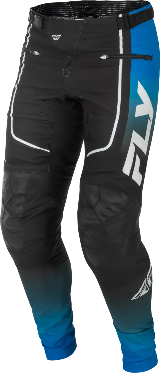 Youth Rayce Bicycle Pants Blue/Black/White Sz 22 - FLY RACING