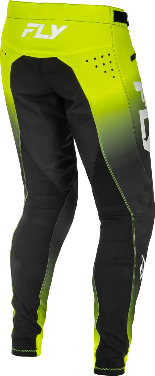 Youth Rayce Bicycle Pants Lime/Black/White Sz 24 - FLY RACING