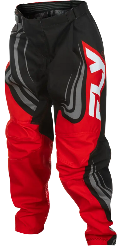 Youth F 16 Pants Ca/Ny Black/Red/White Sz 24 - FLY RACING