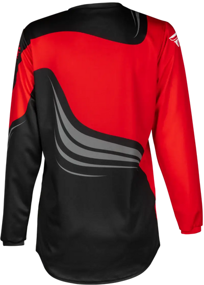 Youth F 16 Jersey Black/Red/White Ys - FLY RACING