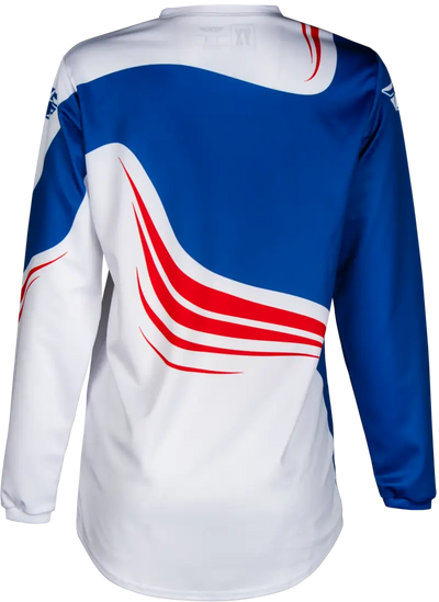 Youth F 16 Jersey Red/White/Blue Ys - FLY RACING
