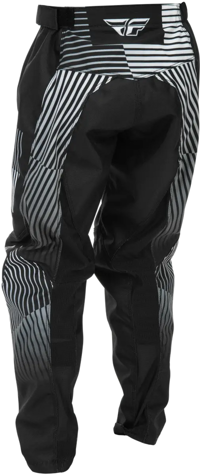 Youth F 16 Pants Black/White Sz 18 - FLY RACING
