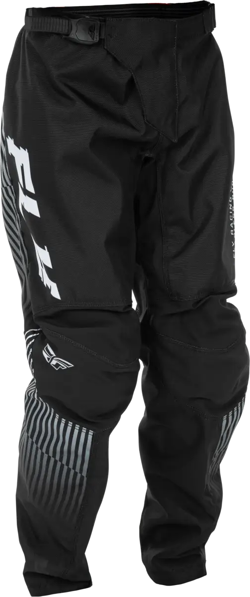 Youth F 16 Pants Black/White Sz 18 - FLY RACING