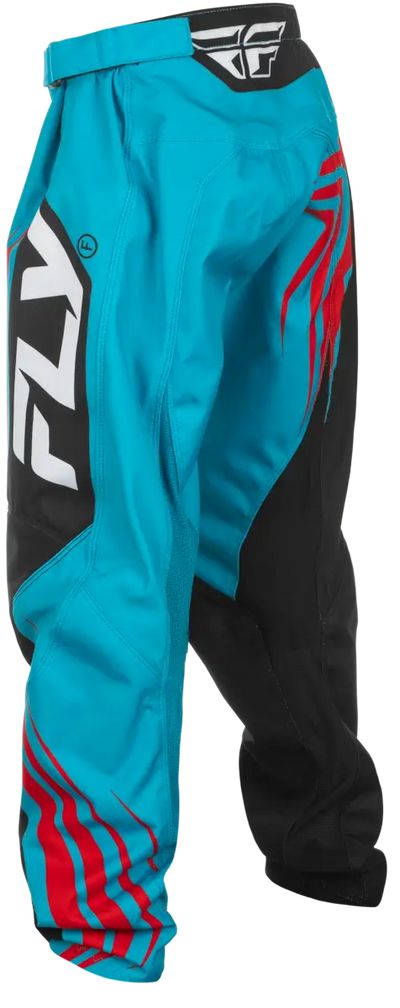 Youth F 16 Pants Cyan/Black/Red Sz 26 - FLY RACING