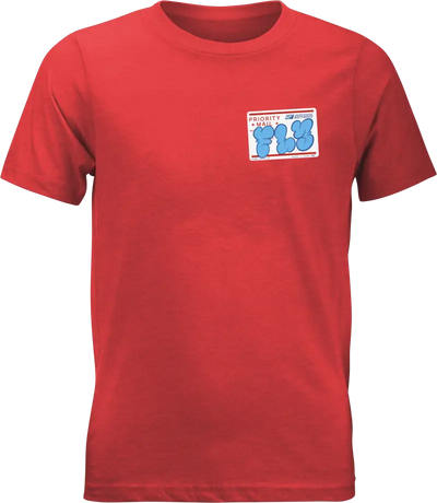 Youth Fly Graffiti Tee Red Ys - FLY RACING
