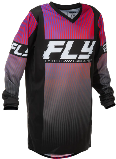 Youth F 16 Jersey Black/Red/Purple Ys - FLY RACING