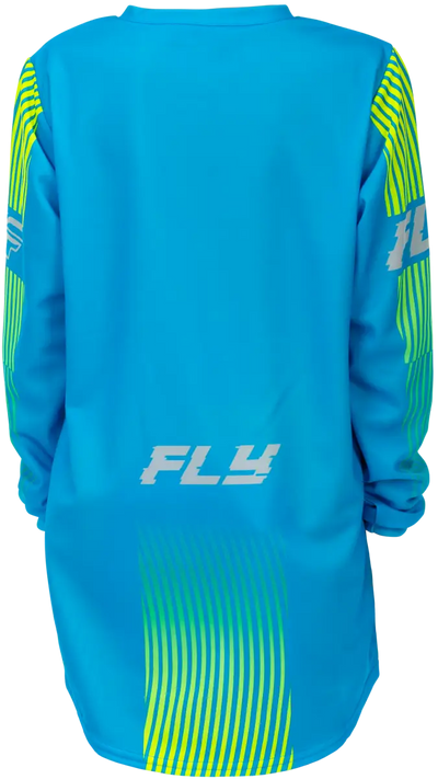 Youth F 16 Jersey Blue/Hi Vis Ys - FLY RACING