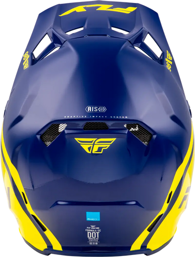 Youth Formula Cc Objective Helmet Navy/Yellow Yl
