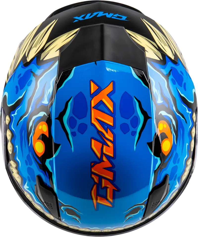 Youth Gm 49y Drax Snow Helmet Blue Yl - Powersports