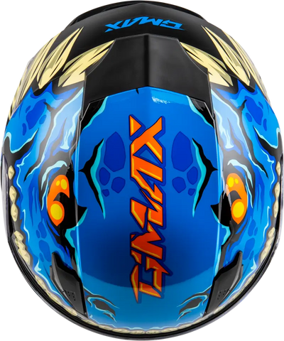 Youth Gm 49y Drax Snow Helmet Blue Ym - Powersports