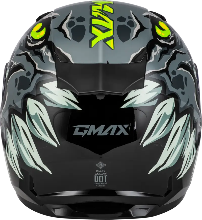 Youth Gm 49y Drax Snow Helmet Grey Yl - Powersports