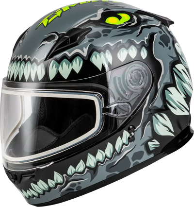 Youth Gm 49y Drax Snow Helmet Grey Yl - Powersports