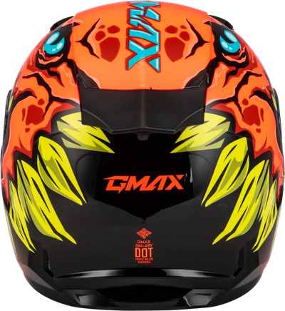 Youth Gm 49y Drax Snow Helmet Orange Yl - Powersports