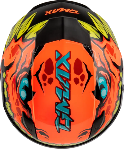 Youth Gm 49y Drax Snow Helmet Orange Ym - Powersports