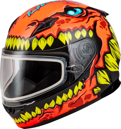 Youth Gm 49y Drax Snow Helmet Orange Ys - Powersports
