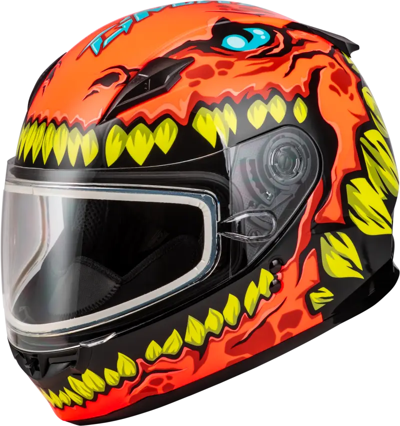 Youth Gm 49y Drax Snow Helmet Orange Ys - Powersports