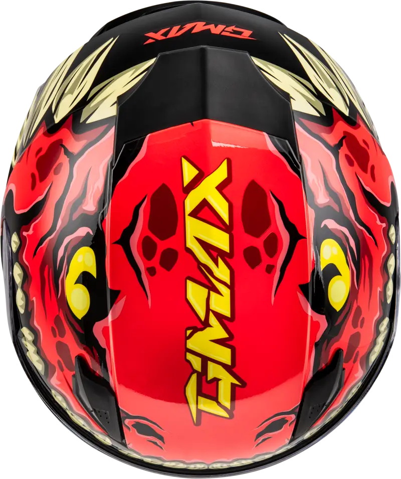 Youth Gm 49y Drax Snow Helmet Red Yl - Powersports