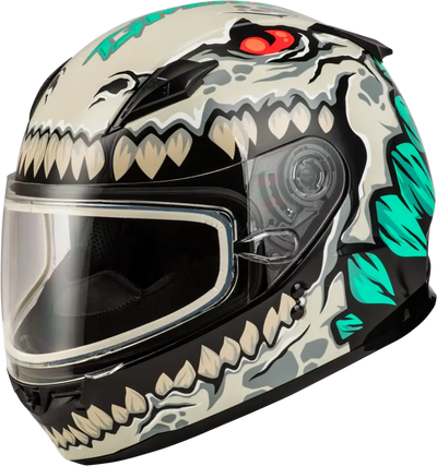 Youth Gm 49y Drax Snow Helmet Silver Yl - Powersports
