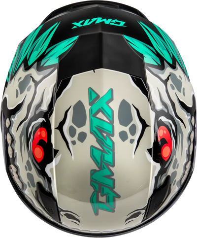 Youth Gm 49y Drax Snow Helmet Silver Ym - Powersports
