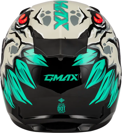 Youth Gm 49y Drax Snow Helmet Silver Ys - Powersports